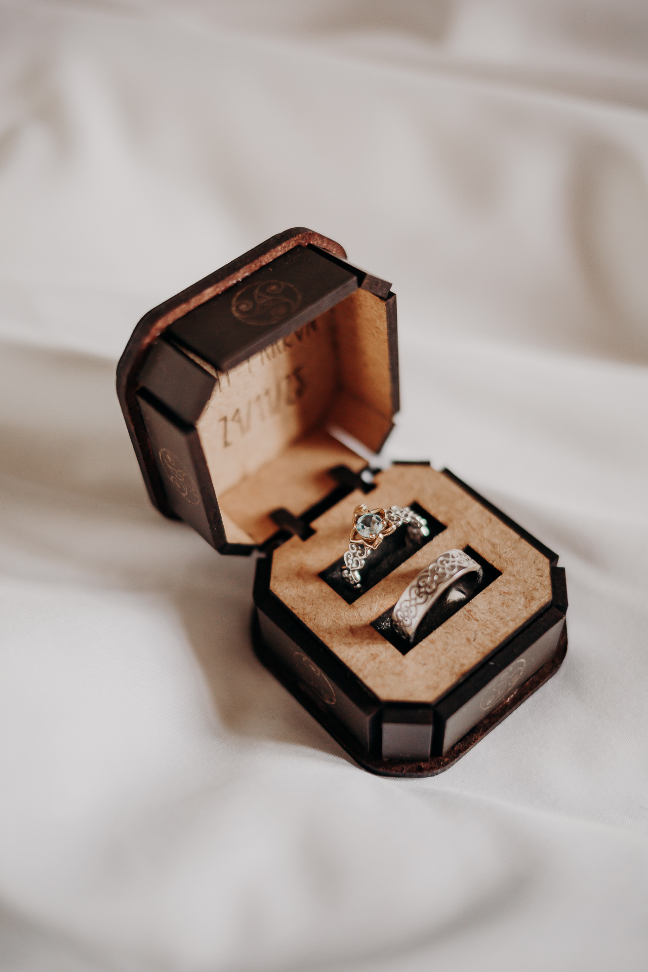 fotografia anillos de boda. Detalles de boda.