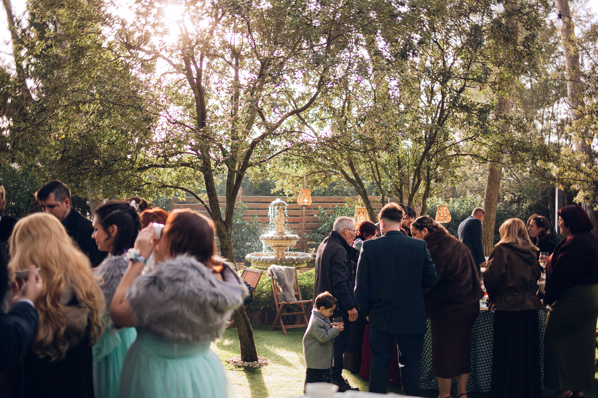 fotografia de bodas en barcelona, invitados de boda
