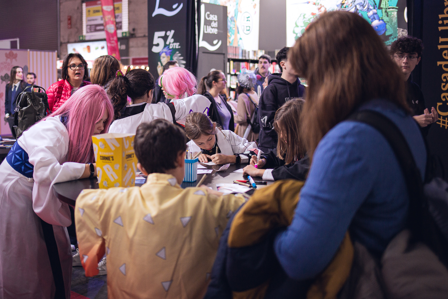Reportaje de talleres en Salón del Manga Barcelona
